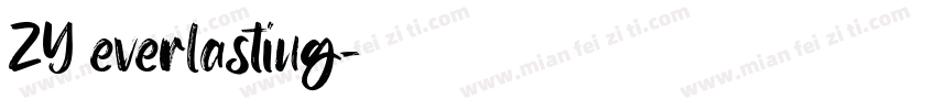 ZY everlasting字体转换